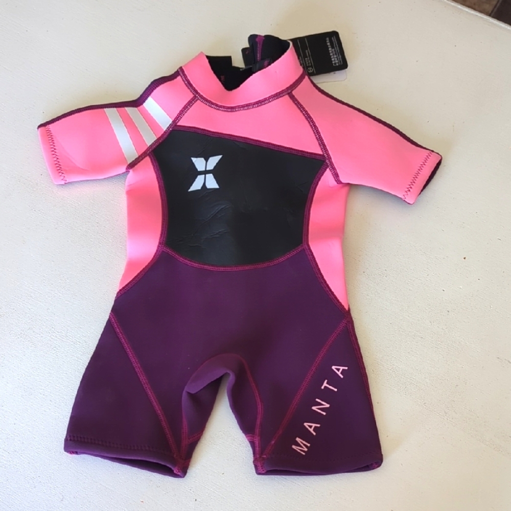 Dive and Sail Wetsuit, Pink And Purple Size Small